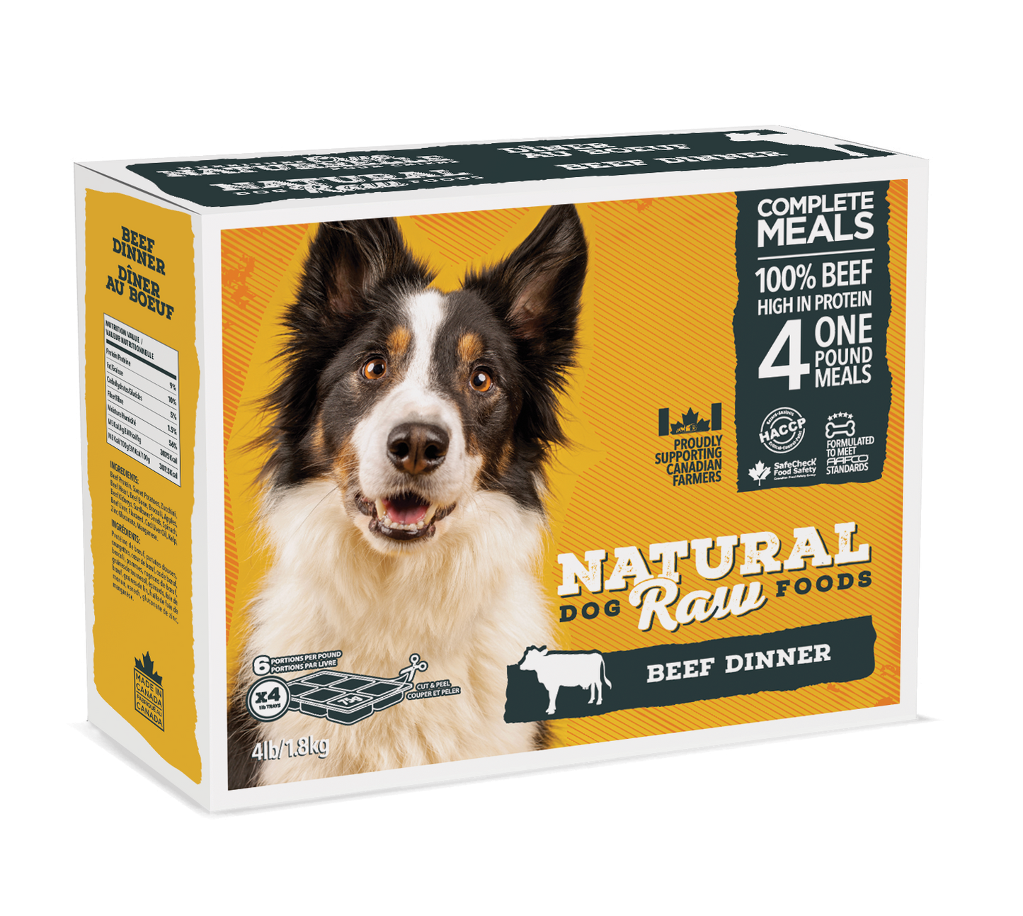 High protein raw dog food best sale